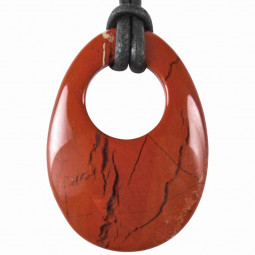 Pendentif GoGo en Jaspe Rouge