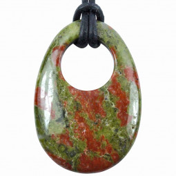 Pendentif GoGo en Unakite