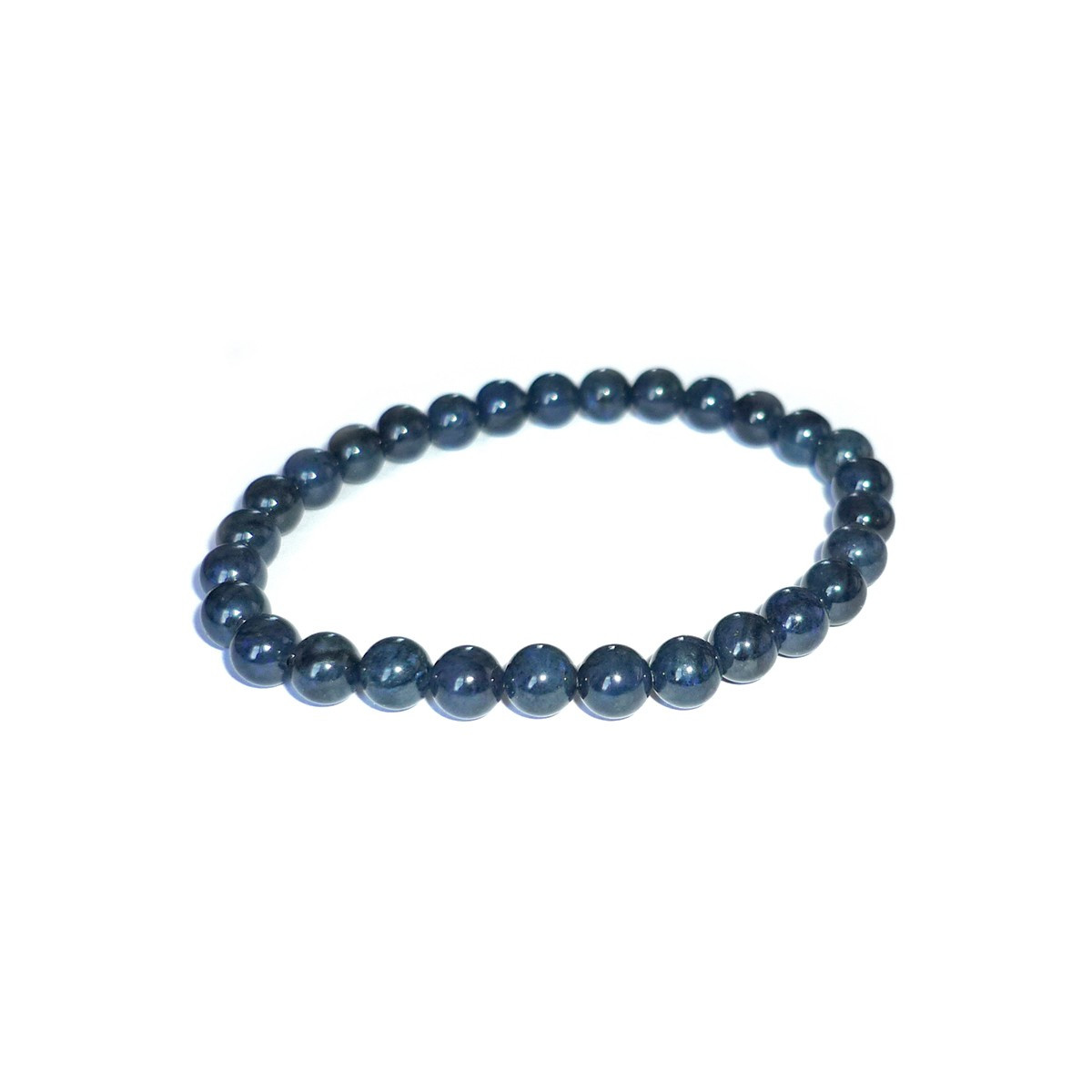 Bracelet en Dumortiérite - Boules  de 6 ou 8mm Bracelet en Dumortiérite - Boules  de 6 ou 8mm