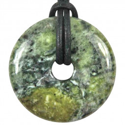 Pendentif Donut en Serpentine