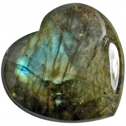 Coeur en Labradorite