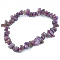 Bracelet Baroque en Lépidolite Violette