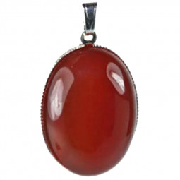 Pendentif Cabochon en Cornaline