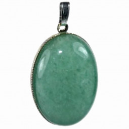 Pendentif Cabochon en Aventurine Verte