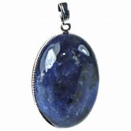 Pendentif Cabochon en Sodalite