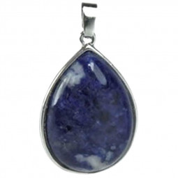 Pendentif Cabochon en Sodalite