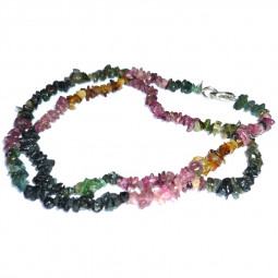 Collier Baroque en Tourmaline Multicolore Vibrations Cristallines