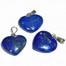 Pendentif Coeur en Lapis-Lazuli