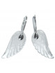 Boucles d'Oreilles en Cristal de Roche & Argent - Ailes d'Ange