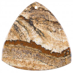 Pendentif Cabochon en Jaspe Paysage