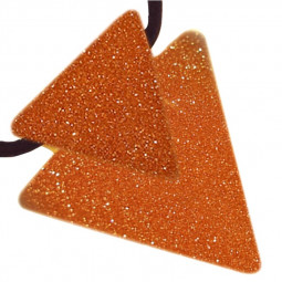 Pendentif Flèche en Pierre de Soleil