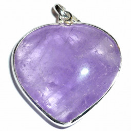 Pendentif Coeur en Améthyste