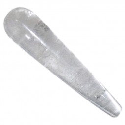 Bâton de massage en Cristal de Roche Vibrations Cristallines