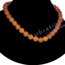 Collier Boules en Aventurine Rouge
