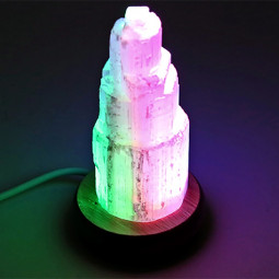 Lampe en Sélénite