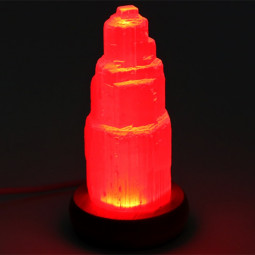 Lampe en Sélénite
