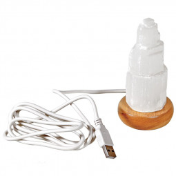 Lampe en Sélénite
