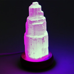 Lampe en Sélénite