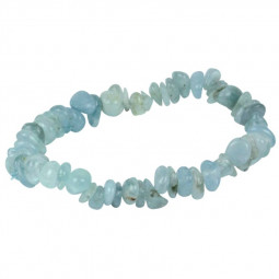 Bracelet en Aigue Marine de type Baroque
