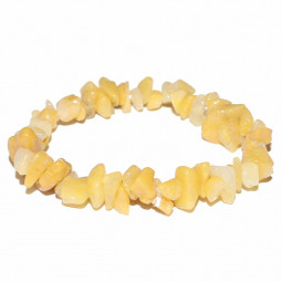 Bracelet Baroque en Calcite Jaune