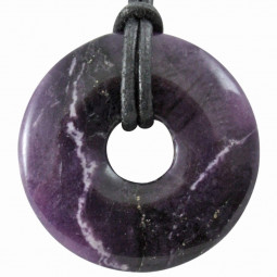 Pendentif Donut en Fluorite
