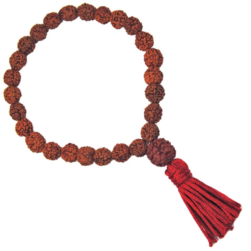 Bracelet Mala en Rudraksha