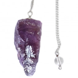 Pendule Brut en Améthyste