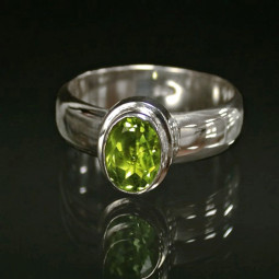 Bague Argent & Péridot