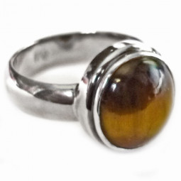 Bague Argent & Oeil de Tigre