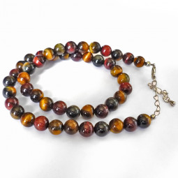 Collier Boules 3 Pierres