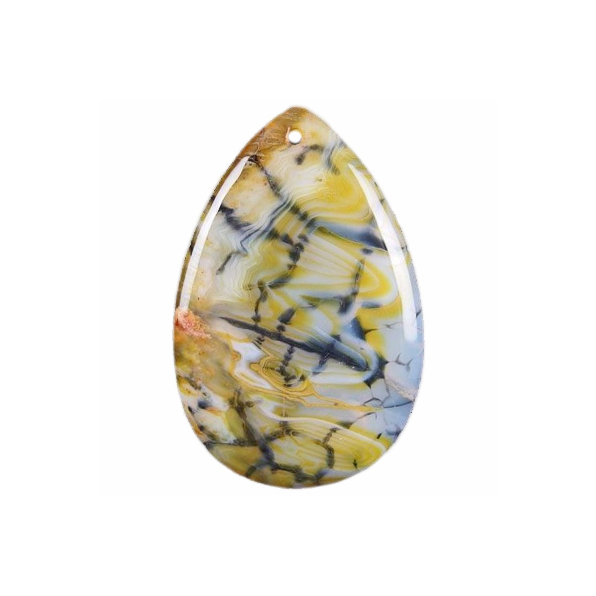 Pendentif Goutte en Agate