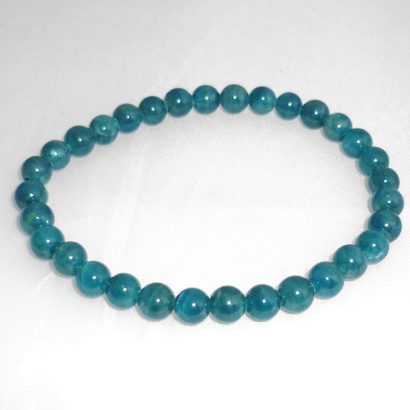 Bracelet Boules en Apatite