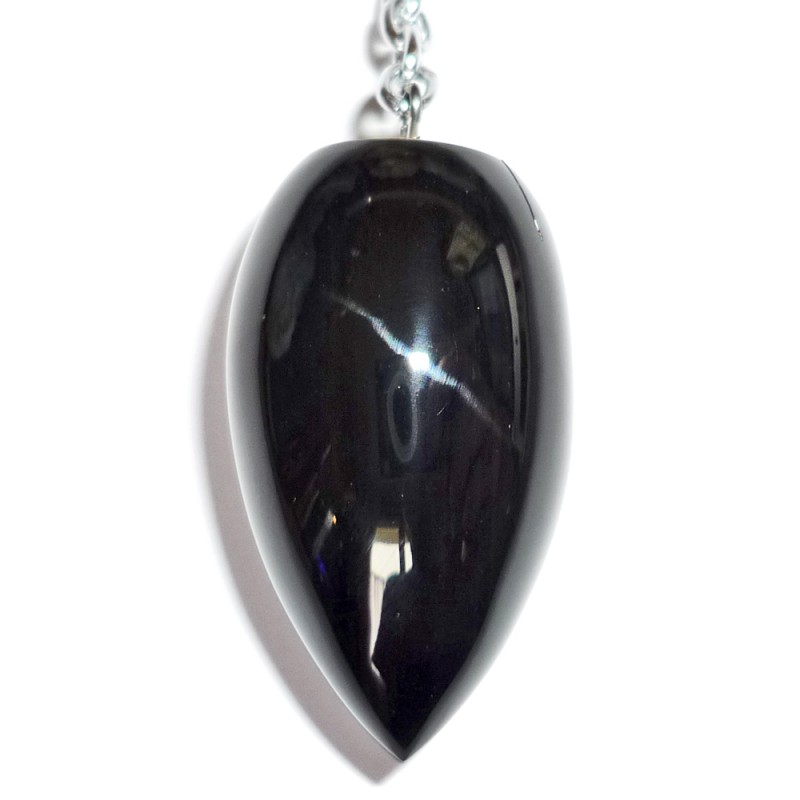 Pendule en Obsidienne Oeil Céleste - Oeuf Pendule en Obsidienne Oeil Céleste - Oeuf