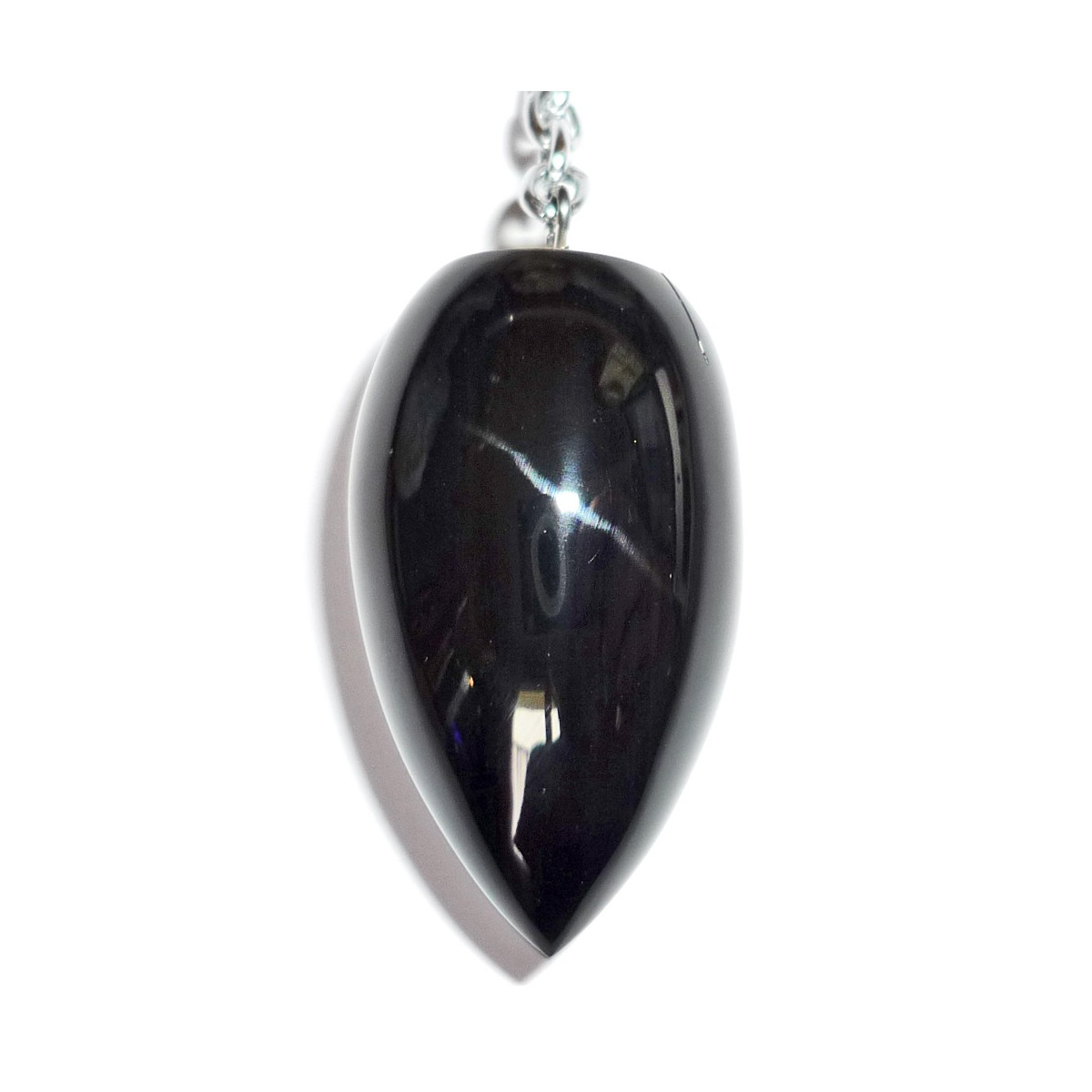 Pendule en Obsidienne Oeil Céleste - Oeuf Pendule en Obsidienne Oeil Céleste - Oeuf