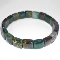 Bracelet en Jaspe Héliotrope