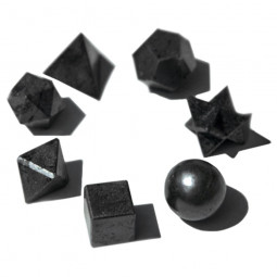 7 Solides de Platon en Tourmaline