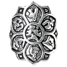 Bague Fleur de Lotus en Laiton Argenté