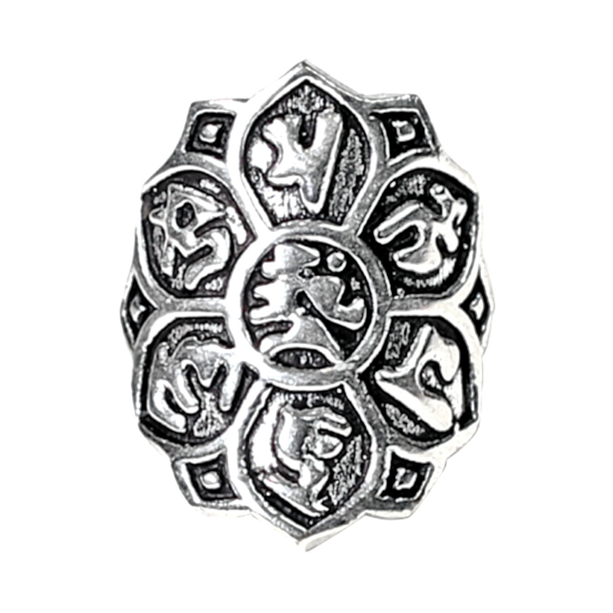 Bague Fleur de Lotus en Laiton Argenté