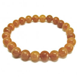 Bracelet Boules en Aventurine Rouge - 8mm