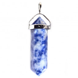 Pendentif Pointe en Sodalite