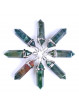 Pendentif Pointe en Agate Mousse