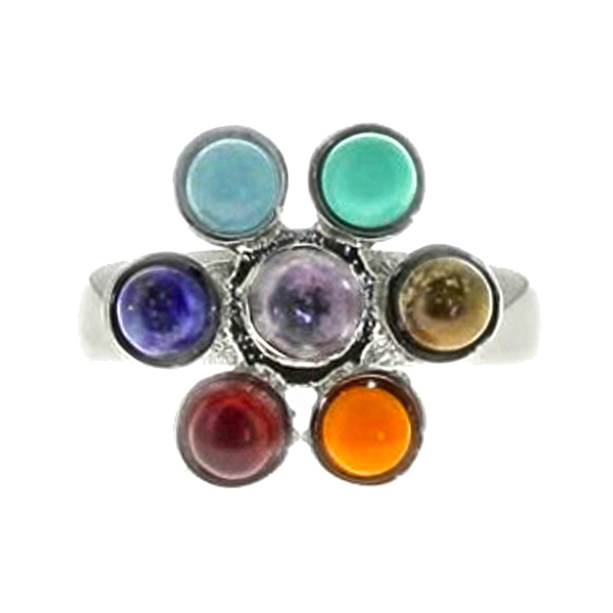 Bague des 7 Chakras en Métal