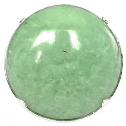 Bague Argent & Aventurine Verte