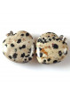 Pendentif en Jaspe Dalmatien - Forme Coeur
