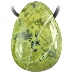 Pendentif Percé en Serpentine