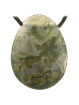 Pendentif Percé en Agate Mousse