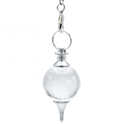 Pendule Séphoroton en Cristal de Roche Vibrations Cristallines