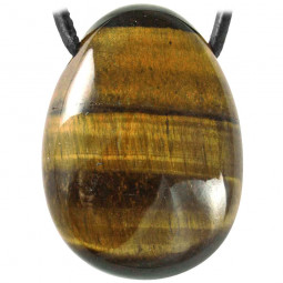 Pendentif Percé en Oeil de Tigre