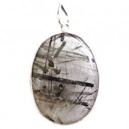 Pendentif en Quartz Tourmaline