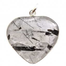 Pendentif en Quartz Tourmaline